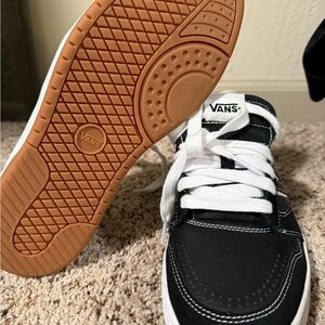 Vans Black and White Skate Sneakers